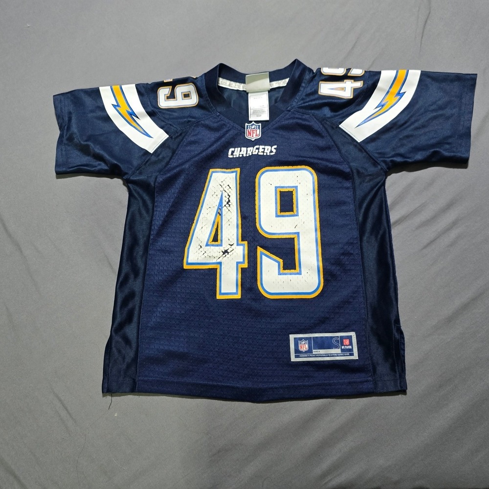 NFL Pro Line‎ Jersey Mens Small Navy Drue Tranquill 49 Los Angeles Chargers